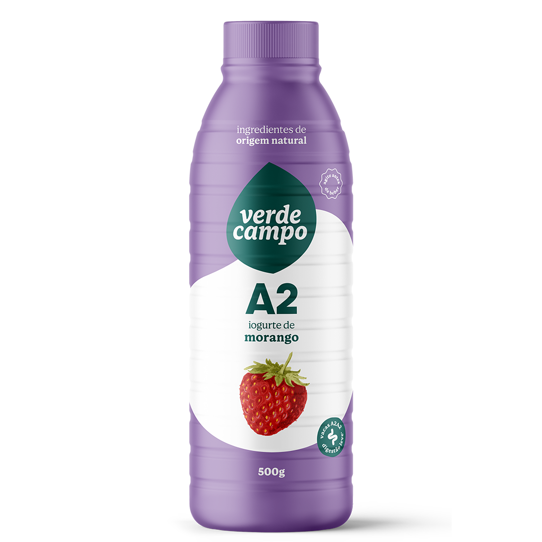 Iogurte A2 Integral Morango 500g